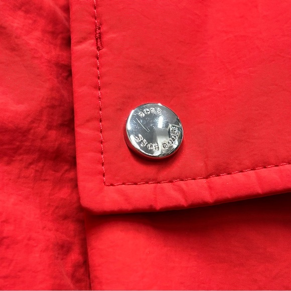 Red Safari/Field Waterproof Hooded Jacket - BOSS (by Hugo Boss) - Picture 4 of 16